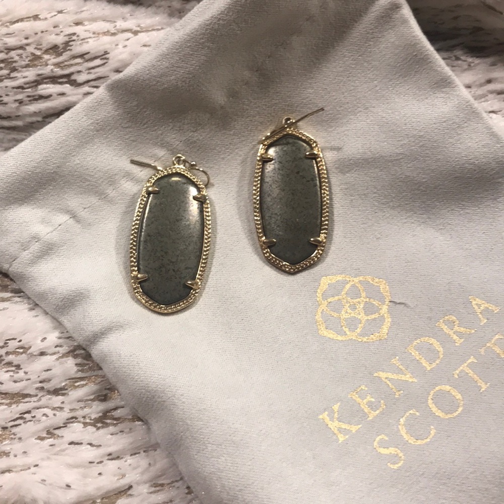 Kendra Scott Pyrite Elle Earrings